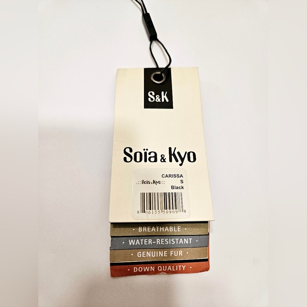 Soia & Kyo - Down Winter Coat - Size S - Black - Picture 9 of 15